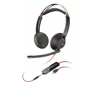 Słuchawki biurowe, callcenter Poly Blackwire 5220 Stereo